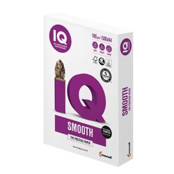 IQ/SMOOTH Papier, A4, 100 g/m2, 500 Blatt, Klasse „A+“, Österreich, Weißgrad 170% (CIE)