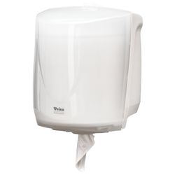 VEIRO Prof / Dispenser "Easyroll" white for towel rolls with central hood (M1 / M2)