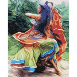 Опт-картина / Dipingi per numero CAKADU 40x50 Dancer