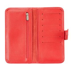 Clutch button combo mini Hearts red