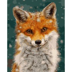 Опт-картина / Pintura por números 40x50 Fox