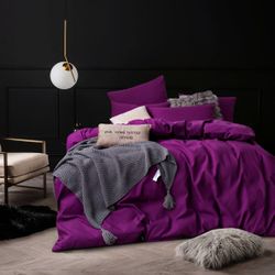 Ситрейд / Citrade / Bedding set Solid Satin CS027, Euro 4 pillowcases