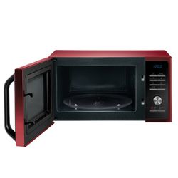 Samsung MS23H3115/BW microwave oven, 23 litres, 800 watt capacity, electronic control, red
