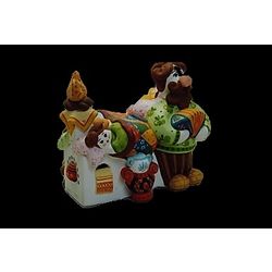 Ковровская глиняная игрушка / Figurine "Stove. Changer", medium