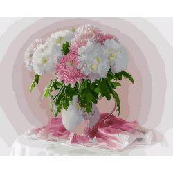Опт-картина / Pittura con numeri 40x50 GX 31213 Peonie
