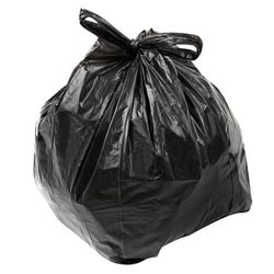 CONCEPT OF HOUSEHOLD / Garbage bags 30 L "Granite", with handles, black, in a pack 20 pcs., HDPE, 12 microns, 30x60 cm, durable