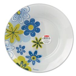 PASABAHCE / Dinner set "Workshop Spring", soup / lunch / dessert plates, 25 pieces