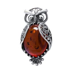 Жемчужина / 10040 Brooch "Owl"