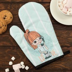 Этель / Mitten Love Life "Viola" 26 * 16 cm, polyester 100%