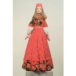Потешный промысел / Búp bê lưu niệm "Trang phục nữ Estonian, thế kỷ 19"