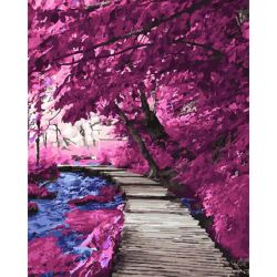 Опт-картина / Sayılara göre boyama 40x50 Spring Park