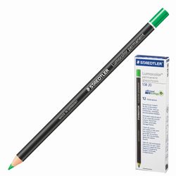 Lápis marcador permanente seco para qualquer superfície STAEDTLER, VERDE, 4,5 mm