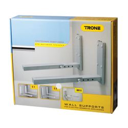 Bracket-fixing for microwave wall TRONE C-2, 1 degree of freedom, 40 kg, white