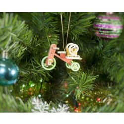 Toy Christmas tree "Children's bike with trunk" 410-3 Twirl