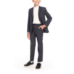 School vest classic gray for a boy