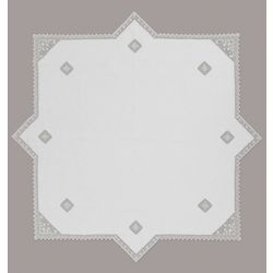 Крестецкая строчка / Linen tablecloth with hand embroidery