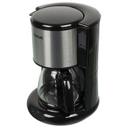 Coffee maker drip TEFAL CM361838, 1000 w, volume 1.25 liters, plastic, silver/black