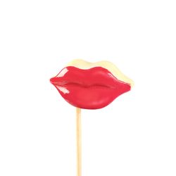 The figure of the "Lip stick" of white chocolate