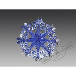 Holiday Classics / Snowflake made of foil "Stars", 40 cm, 6 pieces