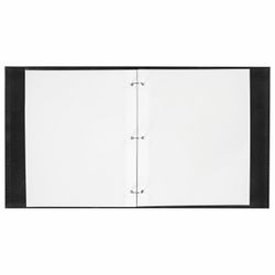 Photo album BRAUBERG "Alpha" 20 magnetic sheets, 23x28 cm, smooth leather, brown