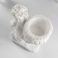 Хорошие сувениры / Figured planter "Angel on the knee" 32 cm