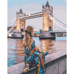 Опт-картина / Pintura por números 40x50 Foto pela ponte