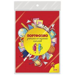 Leaves-ear for portfolio student, 16 sheets, "happy pencils" HATBER, 16Пу4_12645