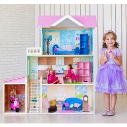 Wooden doll house "Rosalie Grand"
