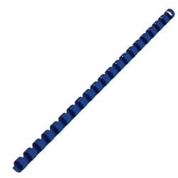 Plastic springs for binding, SET 100 pcs., 10 mm (for stitching 41-55 l.), Blue, BRAUBERG