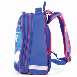 Cartera BRAUBERG EXTRA, 2 compartimentos, espalda anatómica, volumen adicional, para niños, "Fighter", 39x28x19 cm