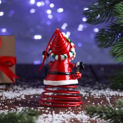 Зимнее волшебство / Christmas tree decoration "New Year's spring"