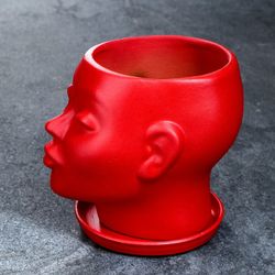 Хорошие сувениры / Chậu trồng cây có hình "Đầu" 15 cm
