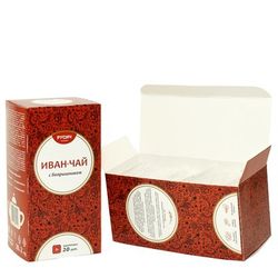 Ivan-tea "RUSICH", packaged with hawthorn, 20X2 g