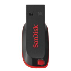 SANDISK / Flash Drive 16 GB, Cruzer Blade, USB 2.0, black