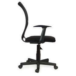 Armchair BRABIX "Spring MG-307", with armrests, black TW
