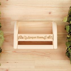 Добропаровъ / Regal für Öle "Good Bath", 4 Flaschen, 17x11 cm