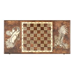 GamesDealer / Backgammon intagliato "Eagle 5", Ustyan