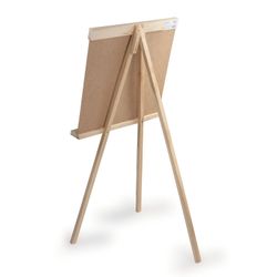 The chalk Board on tripod (42х45 cm) with chalk and sponge, black, PYTHAGORAS