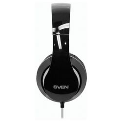 Headphones with microphone (headset) SVEN AP-940MV, wired, 1.2 m, with headband, black-and-white