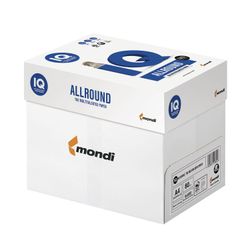 IQ / Office paper A4, class "B", ALLROUND, 80 g / m2, 500 sheets, Mondi, whiteness 162% (CIE)