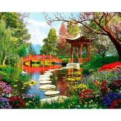 Опт-картина / Painting by numbers 40x50 Spring landscape