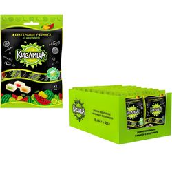 Конфитрейд / A set of oxalis w / r in an assortment of tastes: mango, lime, watermelon 1kor * 6bl * 18 pcs 48g