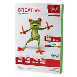 CREATIVE / Color A4 paper, 80 g / m2, 100 sheets, intensive green