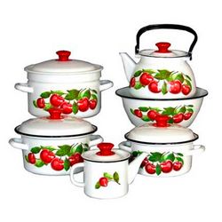 Set of dishes "the Cherry orchard-3" for cooking