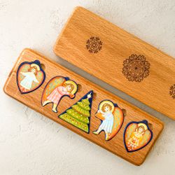 Zartoy / Set of Christmas tree decorations "Angels"