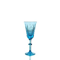 Гусевской Хрустальный завод / Set of crystal glasses "Lily" turquoise 6 pieces