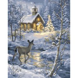 Опт-картина / Pintura por números 40x50 Winter's Tale