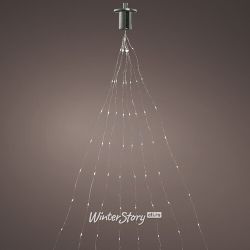 Kaemingk / Bir kutu Rays of Dew 7 cm için çelenk kapağı, 80 sıcak beyaz mini LED lamba, IP20