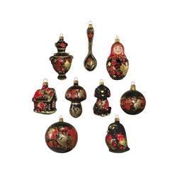 Ариель / Weihnachtskugel "Scharlachrote Blume", 9 cm