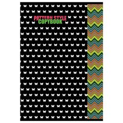 HATBER / Notebook, A4, 48 sheets, staple, cage, cardboard cover, "Patternstyle" / 10 pcs.